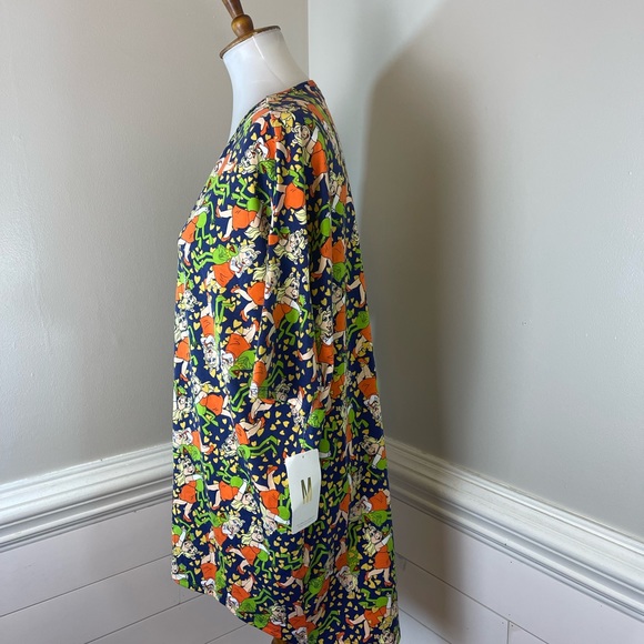 LuLaRoe Disney Miss Piggy, Kermit & Hearts Navy Irma Top M FREE SHIP - Picture 2 of 5